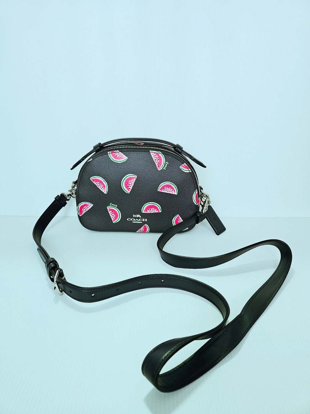 Coach Camera Bag with Watermelon Print purse C2061-1594